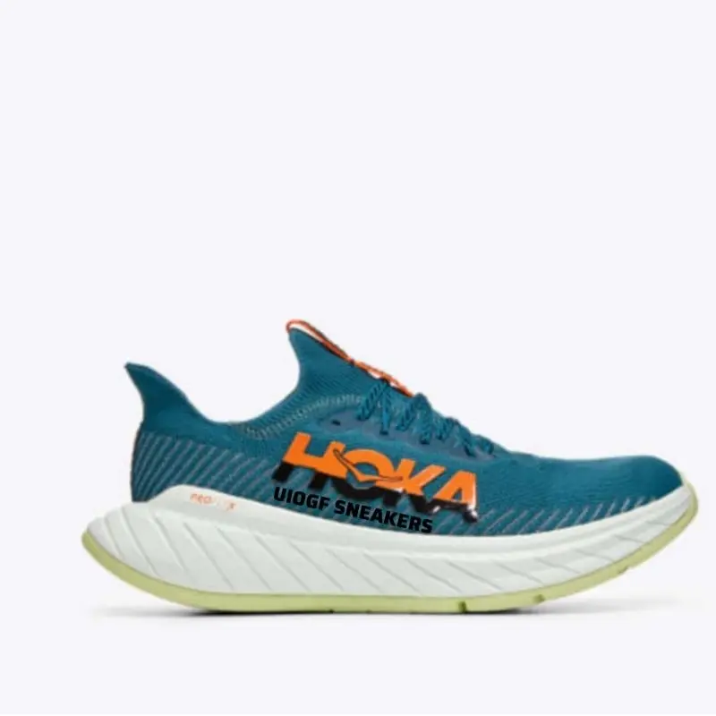 HOKA Men's Carbon X 3 Shoes in BlueCoral/Black