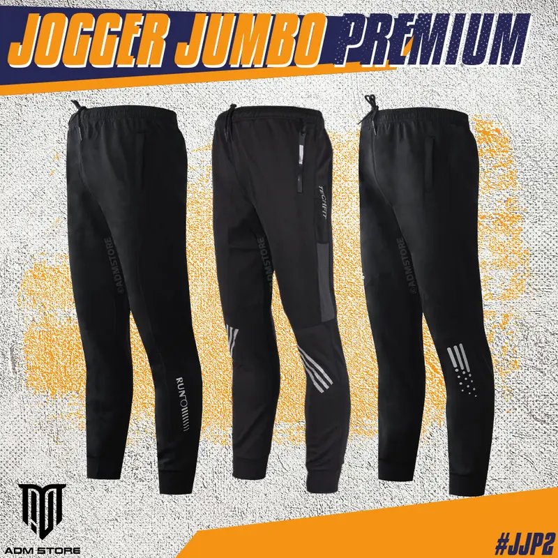Celana Trainning Jogger Jumbo Joger Premium Ukuran Besar Big Size #JJP2 0
