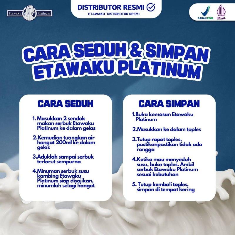 Susu Etawaku Original 2BOX | Minuman susu dengan krim nabati | Distributor resmi Etawaku [Bisa COD] Bubuk Milk Kambing Dairy 5