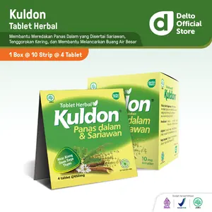 Kuldon Tablet Herbal - Mengatasi Panas Dalam Sariawan Tenggorokan Kering Melancarkan Buang Air Besar Akar Alang Daun Saga Thymi