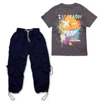 Gambar ZARETA ODY Setelan Anak Laki-Laki 3-12 Tahun Kaos & Celana Cargo Crinkle Panjang Navy Desain Unik dan Nyaman - DENIM BIGFOOT ZO6 + CRINKEL CARGO PANJANG, M ( 3-4 Thn / 11-15 Kg ) dari ODY KIDSWEAR Kab. Bandung 1 Tokopedia