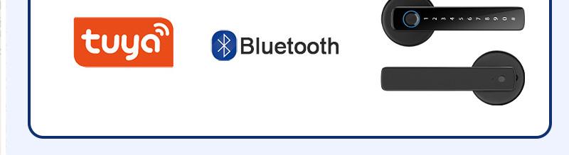 Product Introduction of XSDTS Bluetooth/WIFI Tuya Biometric Fingerprint Smart Door Lock Password Electronic Digital Lock Keyless Entry Door Knobs lock for Bedroom Home 10