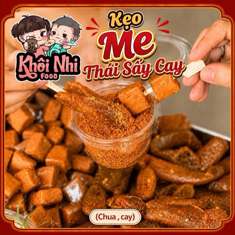 [T.ẶNG MUỐI] KẸO ME CAY SẤY - Kẹo Chua Cay - Khôi Nhi Food