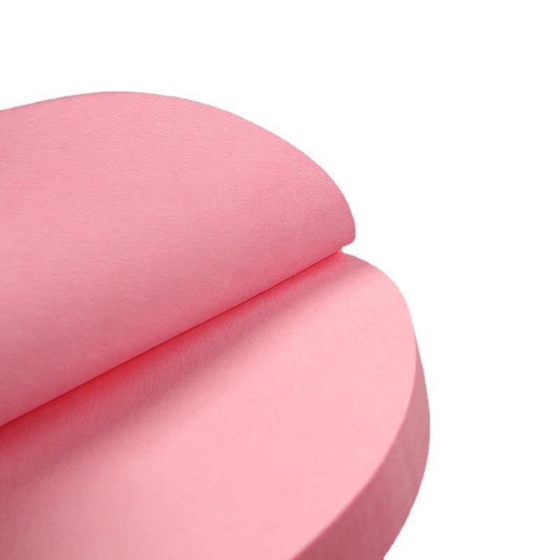 Heart Shaped Sticky Note, 4pcs/set Cute Self-adhesive Removable Post-it Note, Sticky Memo Pad For Office School (100 Sheets/Pad) 5