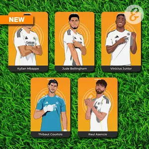 Photocard Pemain Real Madrid 2025/26 Terlengkap