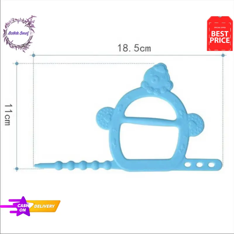 Gigitan Bayi Bpa Free Mainan Gigit Bayi Teether Silikon Lembut 0 sampai 6 bulan 6