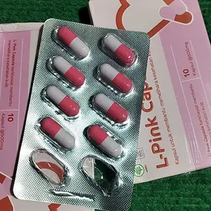 [ 3 BOX ] L-Pink Capsule Glawfyskin | Capsule Kesehatan Kulit | Membantu memelihara kesehatan kulit | BPOM