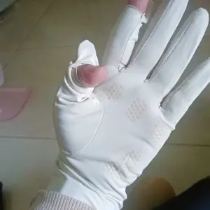 【BEC】 Sarung Tangan Anti UV Sarung Tangan Motor Wanita Kaos Tangan Panjang 28cm Kain Sutra Es Anti Selip Gloves