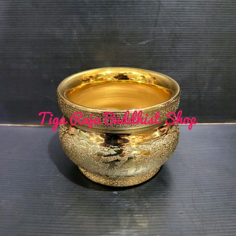 Hiolo Cao Cai Keramik Warna Emas 5"