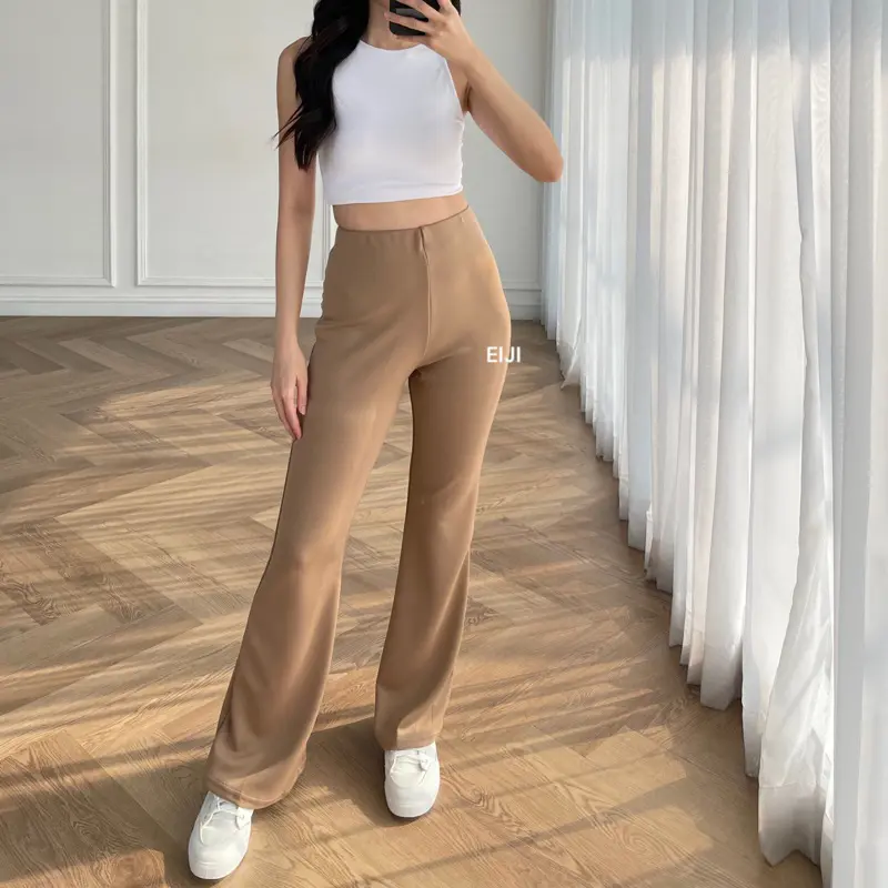 FLARE PANTS CELANA CUTBRAY HIGHWAIST TERBARU BAHAN SCUBA 5