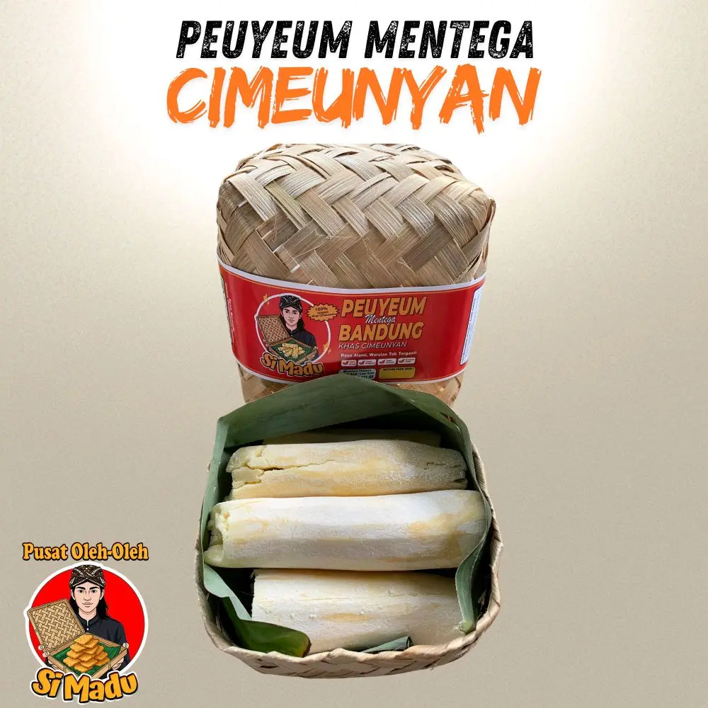 SIMADU - Peuyeum Tape Mentega Asli CIMEUNYAN Singkong peyem 1kg