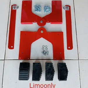 Engsel tangga lipat untuk baja ringan paket komplit / Breket 6 (GR)