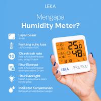 Gambar LEKA - HM6010 Humidity Meter - Hygrometer Thermometer - Pengukur Suhu dan Kelembaban Ruangan - HM6010 dari LEKA Indonesia Kota Administrasi Jakarta Barat 3 Tokopedia