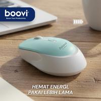 Gambar Boovi M340 Wirelss Mouse Untuk Windows MacOS - 2.4GHz Wireless Ringan Garansi 1 Tahun - Black dari Boovi Official Kota Administrasi Jakarta Barat 3 Tokopedia