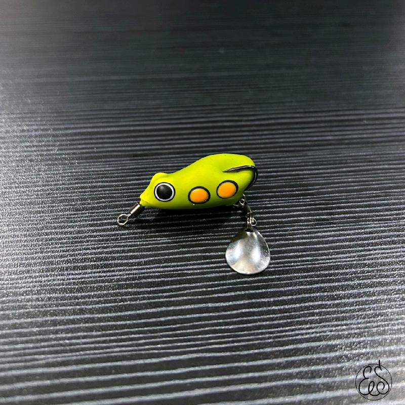 Soft Frog Killer Umpan Casting Gabus 3,5cm Estusae Lure Anti Mocel propeller 2