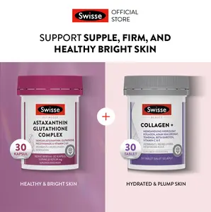 Bundling Swisse Ultiboost Astaxanthin Glutathione Complex 30s + Swisse Beauty Collagen Plus 30s