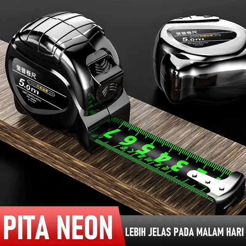 Pita pengukur Meteran 5 Meter Paling Kuat/Meteran Digital Laser/Meteran Baja Anti Karat/Meteran 7 5 Meter Anti Karat 1