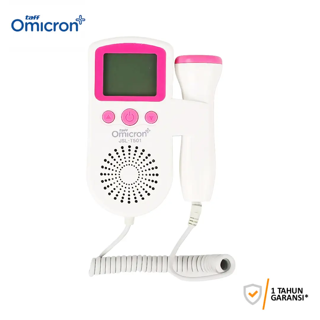 TaffOmicron Fetal Doppler Alat Deteksi Detak Jantung Janin Bayi Heart Rate Monitor Digital Dopler  - JSL-T501