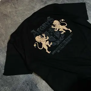 Kaos Aegrys KUDBLACK LIPE Casual Crewneck Pria Wanita Cotton Combed24s Plastisol