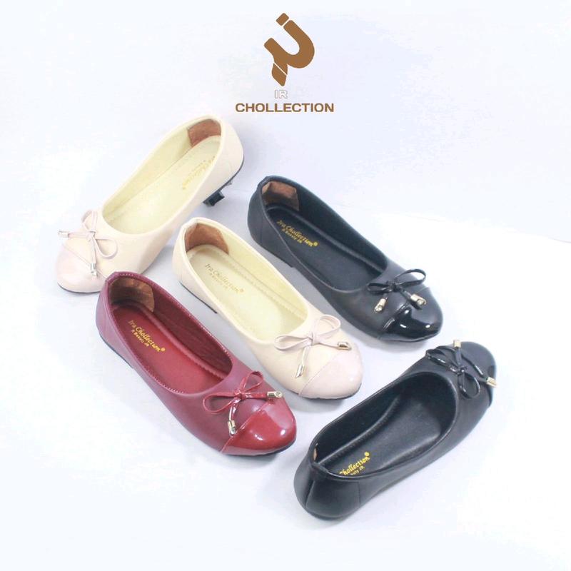 Flatshoes Wanita Talita Tanpa Hak Warna Hitam,Crem,Maron 0