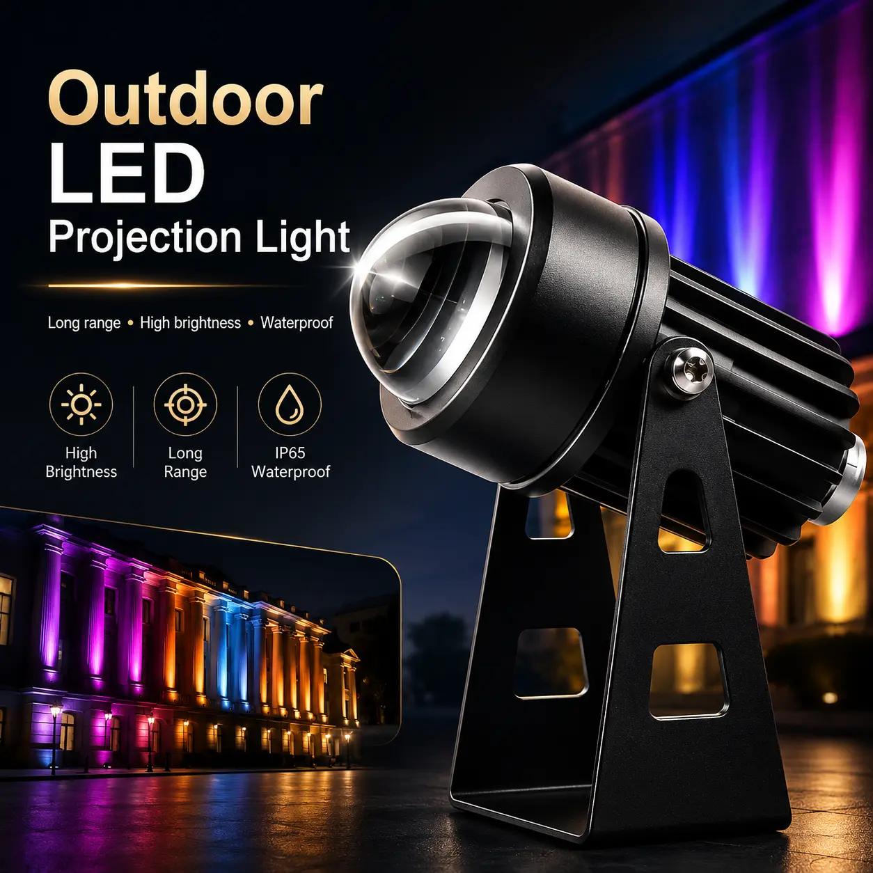 Lampu LED Sorot Spotlight Outdoor Taman Anti Air Waterproof Landscape Lighting Garden LED Wall Spot Light Beam