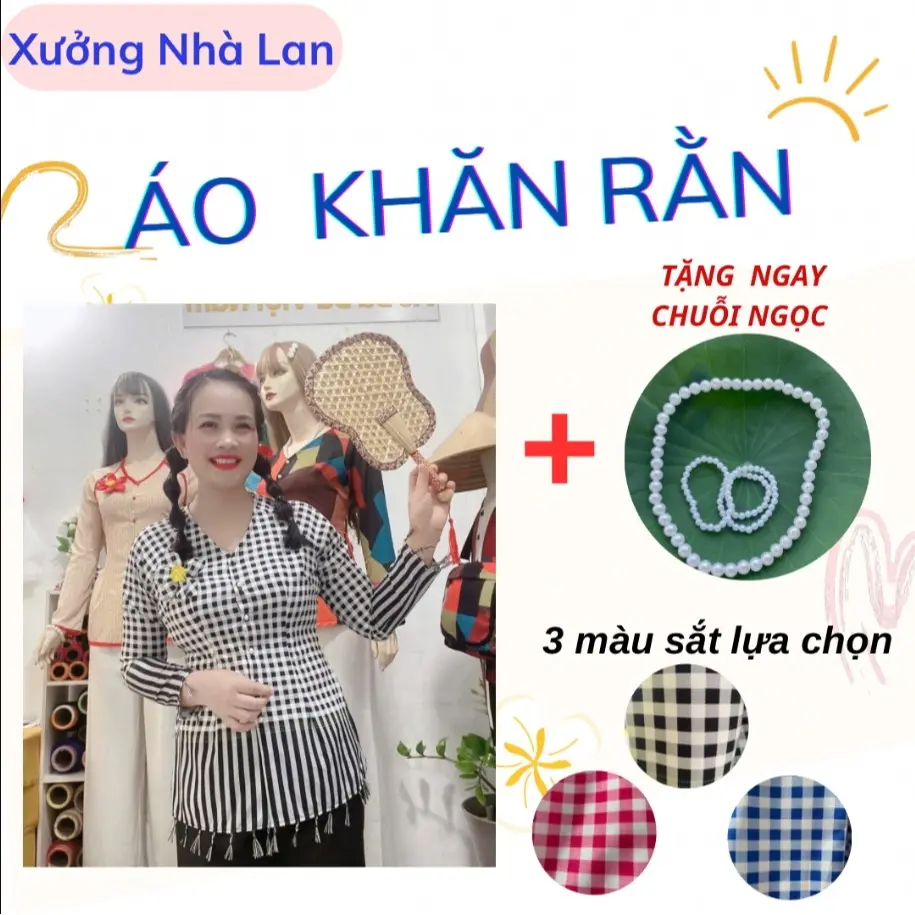 BỘ  BÀ BA KHĂN RẰN TAY DÀI - CỔ TIM - KHÔNG HOA ( ĐỌC KĨ MÔ TẢ TRƯỚC KHI MUA)