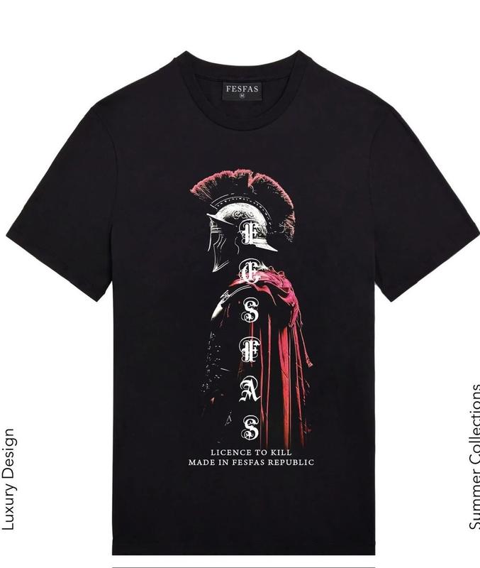 Áo thun Unisex nam nữ cộc tay cổ tròn họa tiết chiến binh La Mã cổ đại - chất cotton thoáng mát , thấm hút mồ hôi - Hàng QC cao cấp - Áo phông unisex nam nữ slimfit