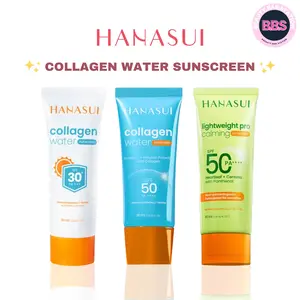 HANASUI Collagen Water Sunscreen SPF 30 SPF 50 PA+++ 30ml | Tabir Surya | Sunblok | Melindungi Wajah Dari Sinar Matahari