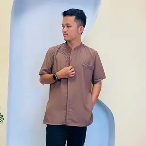 NK Original - Koko Pria Dewasa SAFWA B.N Baju Muslim Pria Bahan Marina Silk Desain Elegan Nyaman Cocok Couple untuk Pasangan