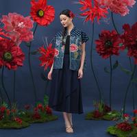 Gambar NONA RARA - Dhira Encim CNY T5288, Baju kerja batik blouse wanita modern - ALL SIZE dari Nona Rara Batik Kota Administrasi Jakarta Timur 4 Tokopedia