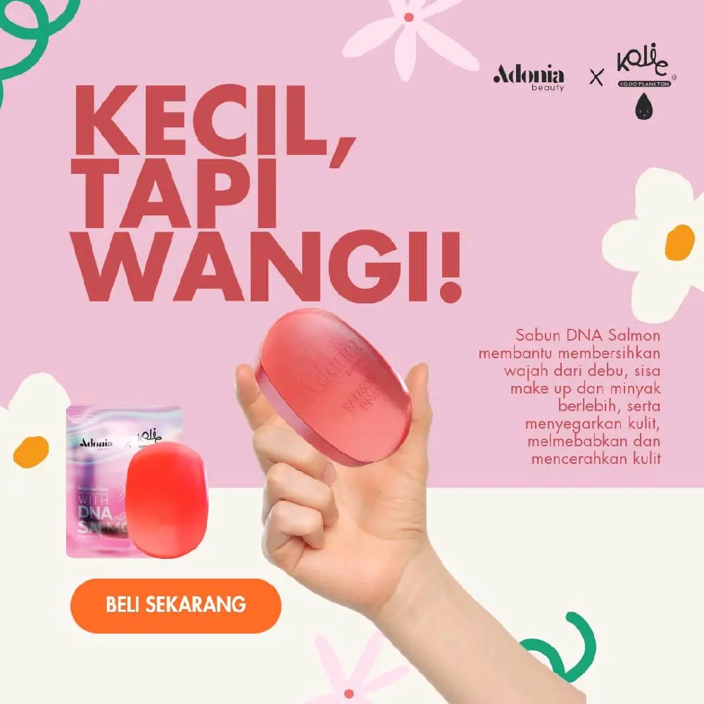 Sabun DNA salmon 40gr/90gr face and body , brightening glow BPOM dan halal