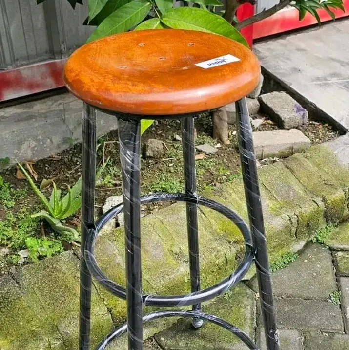 kursi bakso pipa 7/8/kursi cafe/kursi bar tinggi 75 cm tebal pipa 0'4 mili