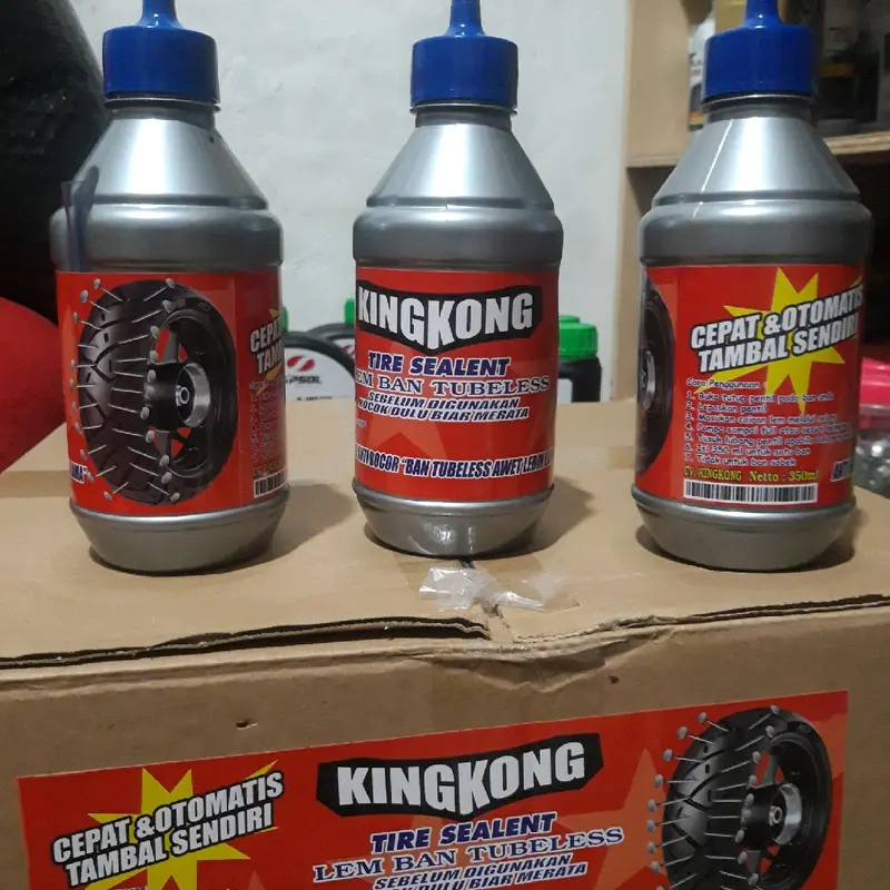 Cairan Tubeless King Kong 350ML Lem Ban Tubeless Anti Ranjau Anti Bocor Ban Tubeless Awet Lebih Tahan Lama Motorcycle 1