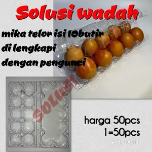 Mika telur 10butir pengunci 50pcs