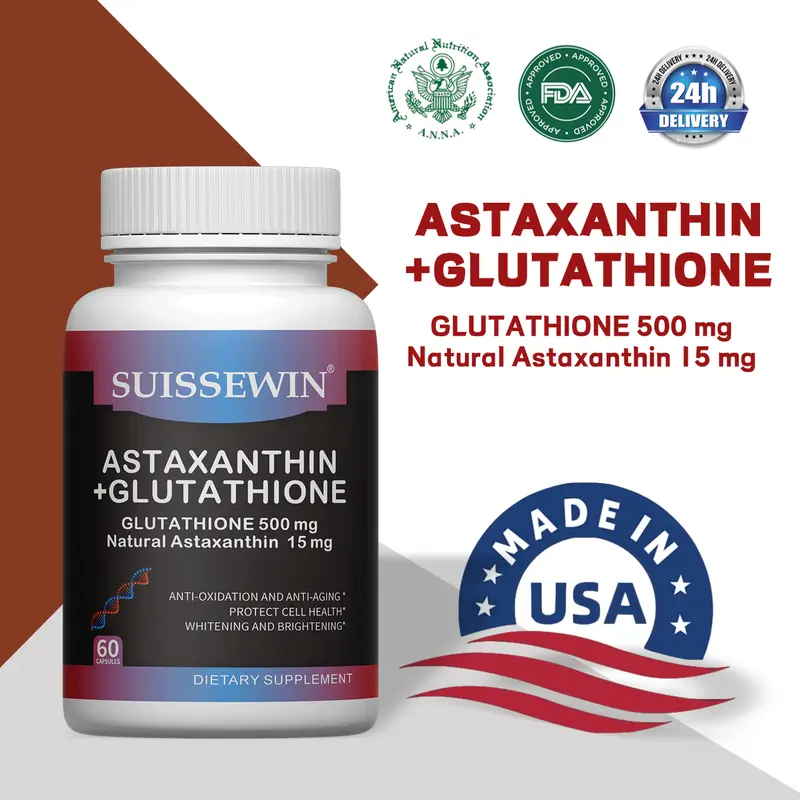 astaxanthin vs glutathione Which is Better: or Glutathione? Glutathione vs Astaxanthin: Which Is