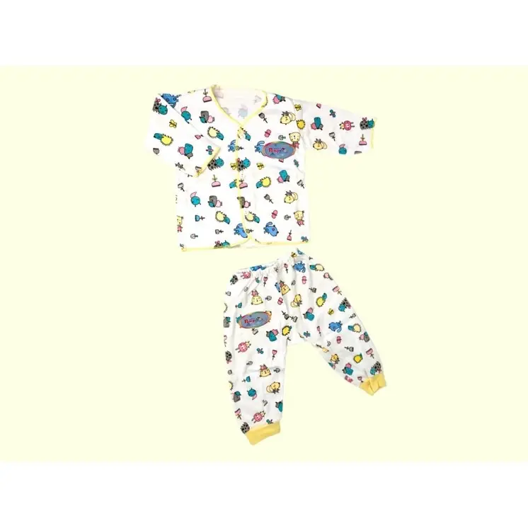 Setelan Baju Bayi Unisex (0-6 Bulan) Set Baju Panjang PAMPOLINA Setelan Baju Panjang+ Celana Panjang Bayi / Setelan Baju Bayi/ Baru lahir Cewek Katun 4