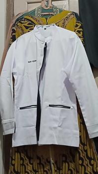Product Review of Seragam Wanita ASN Polos Hitam Putih Panjang Murah Seragam Panjang Blazer Celana Katun from Z**s S**r 0