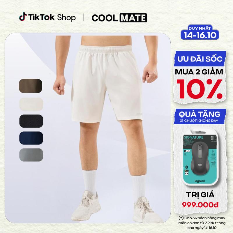 Quần Short Nam Thể Thao 7inch đa năng Co Giãn, Thoáng Khí - Coolmate