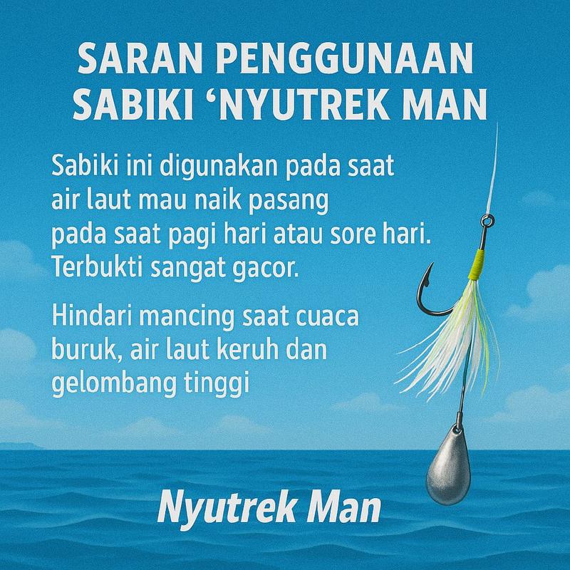 Umpan Gacor Sabiki 'NyutrekMan 2,5 Meter 4