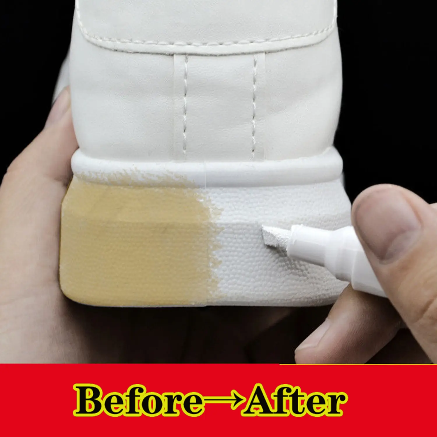 1 Pc Anti-oxidation Accessories Shoes Whitening Removal Cleaning Go Waterproof Yellow White Sneakers Repair Pen Shoe Clean Tool Stains