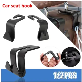 2PCS Automotive Multifunctional Mobile Phone Bracket Automotive Headrest Rear Seat Bracket Automotive Storage Rack