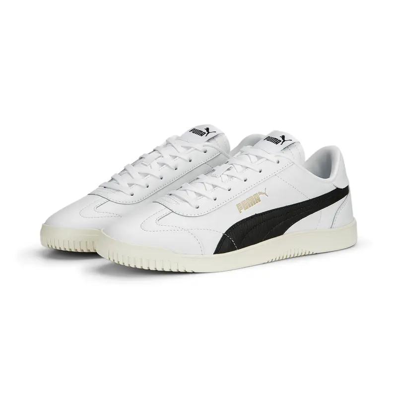 PUMA Sepatu Sneaker PUMA Club 5v5 White-Black-Gold EUR: