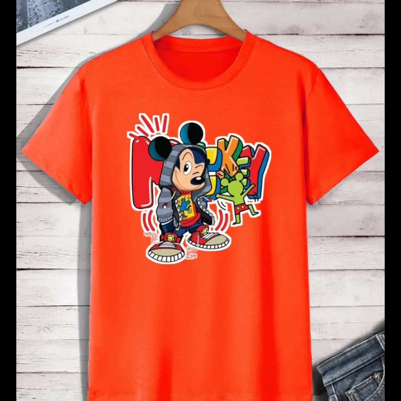 KAOS MOTIF KARTUN | KAOS KARTUN | KAOS MICKEYMOUSE | KAOS KEREN UNISEX 4