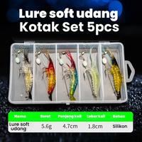 Gambar KASTKING Shrimper Udang Umpan Pancing 1 Set Box (5pcsx4.7cm 5g) UMPAN UDANG BERCAHAYA KARET SOFT LURE LENGKAP KAIL KILI Lure Bait 1 Set Box Kotak Laut Ikan Mancing dari Kastking Indonesia Kab. Tangerang 3 Tokopedia