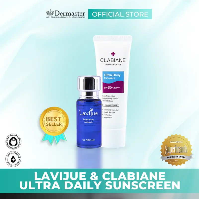 Dermaster Lavijue Serum & Clabiane Ultra Daily Sunscreen 0