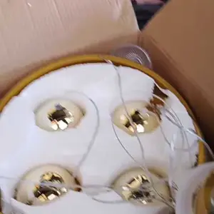 GOGEOUS Lampu Gantung Minimalis Kristal Lampu Gantung Ruang Tamu Kamar Tidur 3Warna Mewah Lampu Hias pencahayaan indoor chandeliers lampuruangtamu Live1