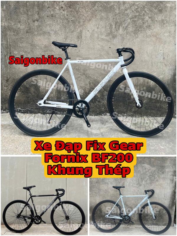  Xe Đạp Thể Thao Fix Gear Fornix BF200 Bản Khung Thép  Dành Cho Chiều Cao Từ 1m55 Trở Lên  Kèm Đồ Lắp Dây Strap  Xe Đạp Đạp Xe Sport 