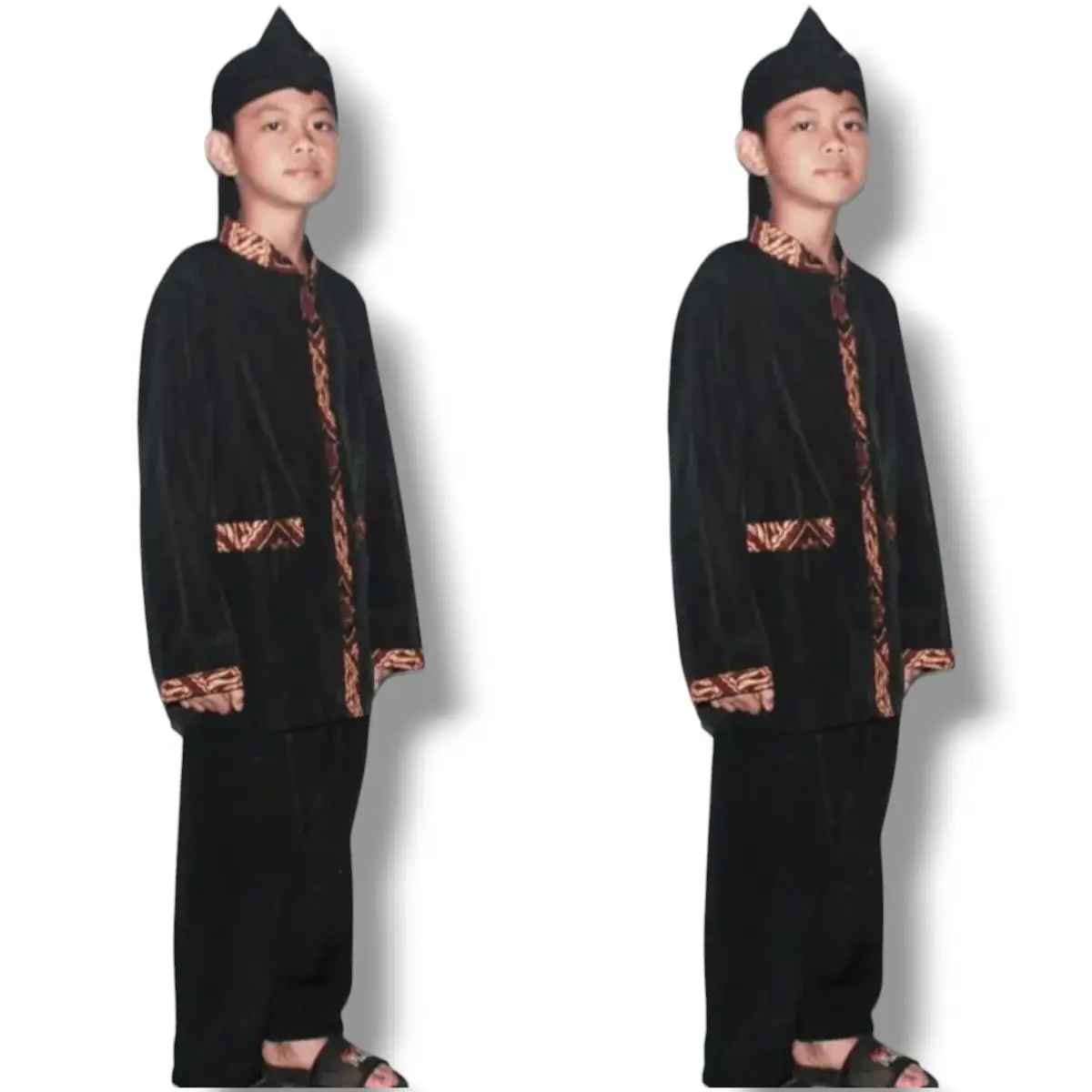 Setelan baju pangsi motif batik anak umur 3-12 terlaris/setelan pangsi TK SD/baju pangsi sekolah/baju adat sunda Fashion Sd Celana