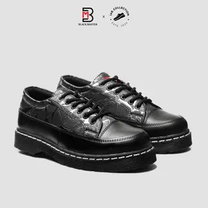 Black Master Sepatu Pria Oxford Model Doctmart Casual BM 001 Series