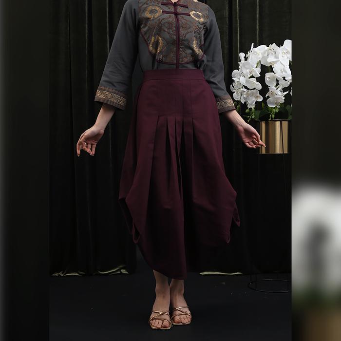 Gambar NONA RARA - Rozegain Skirt Basic P0525, Rok batik wanita modern - ALL SIZE dari Nona Rara Batik Kota Administrasi Jakarta Timur Tokopedia